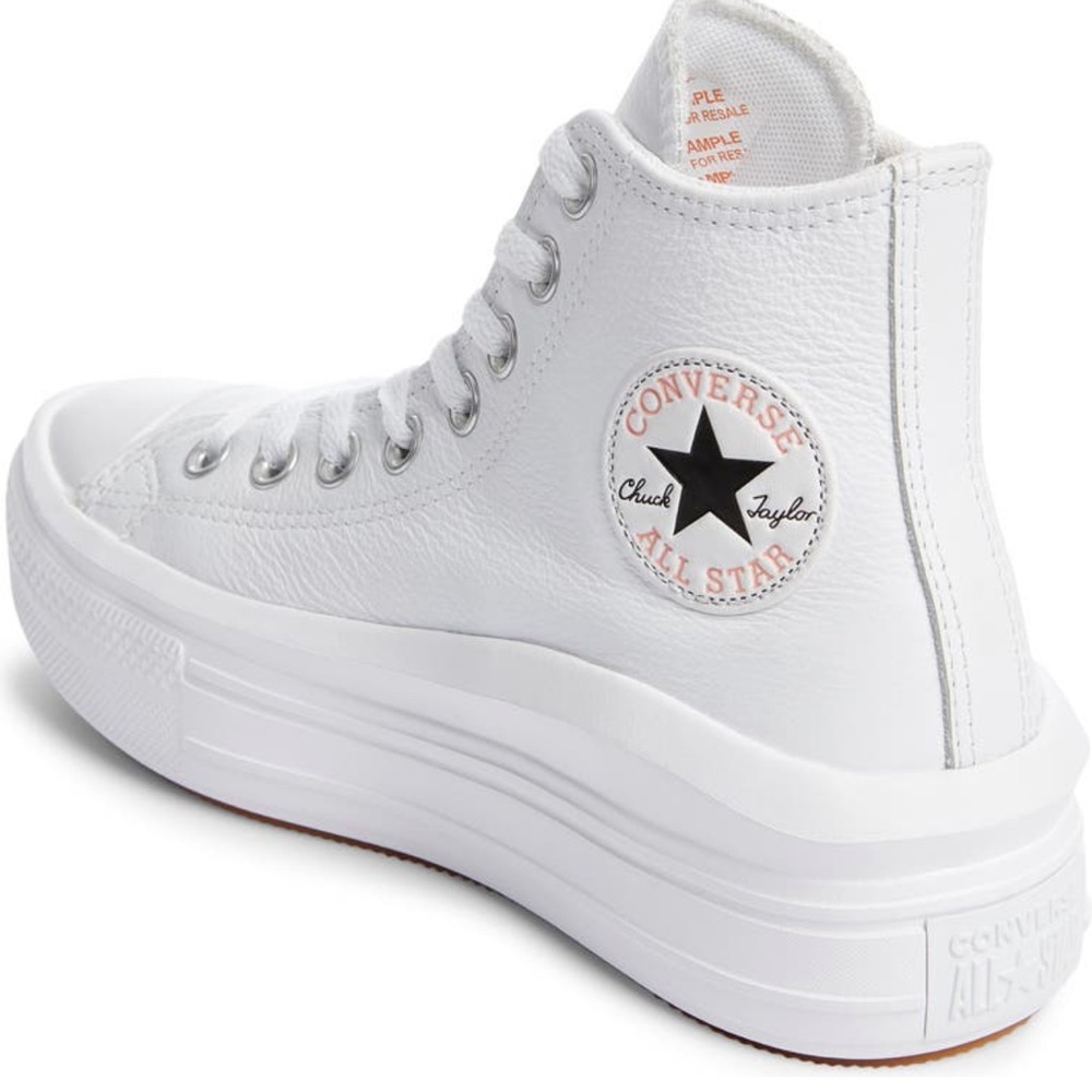 White Converse High Tops
